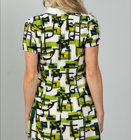 ✨Lined & beautiful midi dress. Fresh Geo print - Picture 4 of 10